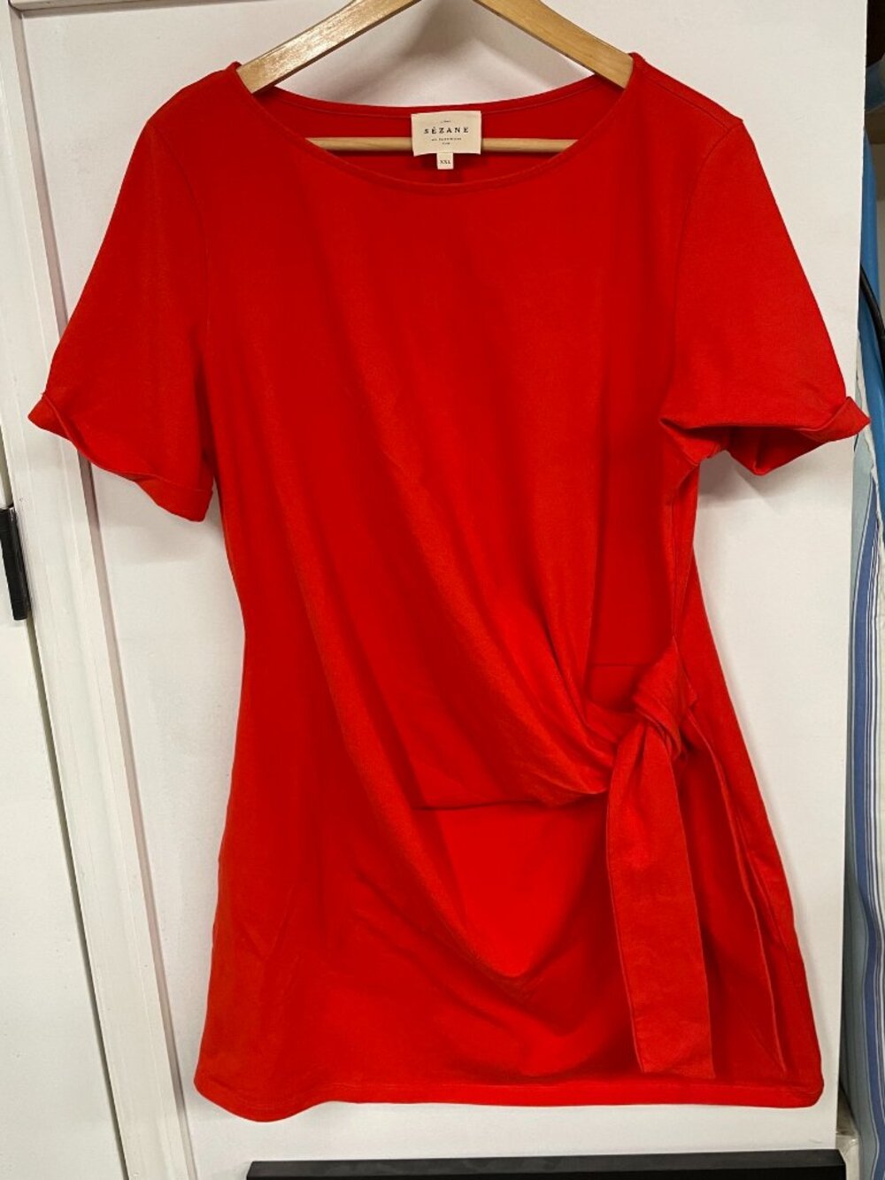 Sezane Red Mini Dress Pippa
